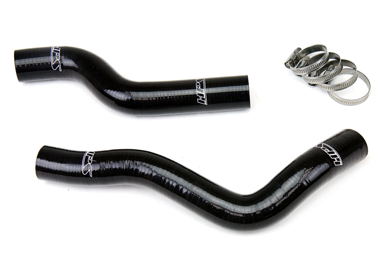HPS Performance High Temp 3-ply Reinforced Silicone Replace OEM Rubber Radiator Coolant Hoses 57-1229-BLK