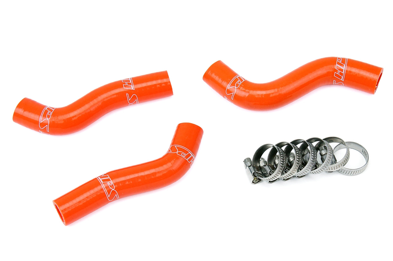 HPS Performance High Temp 3-ply Reinforced Silicone Replace OEM Rubber Radiator Coolant Hoses 57-1248-ORG