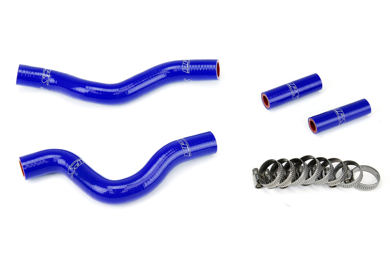 HPS Performance High Temp 3-ply Reinforced Silicone Replace OEM Rubber Radiator Coolant Hoses 57-1257-BLUE