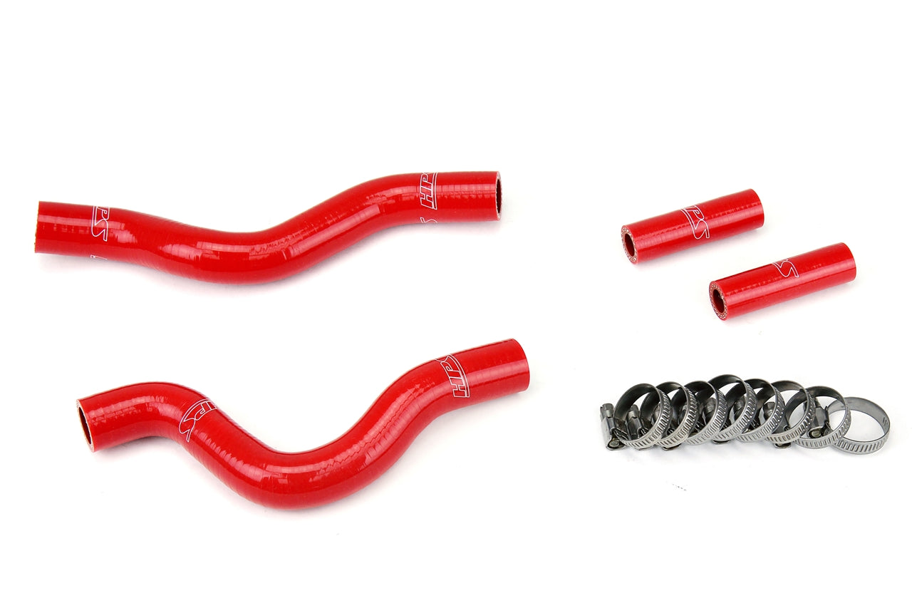 HPS Performance High Temp 3-ply Reinforced Silicone Replace OEM Rubber Radiator Coolant Hoses 57-1257-RED