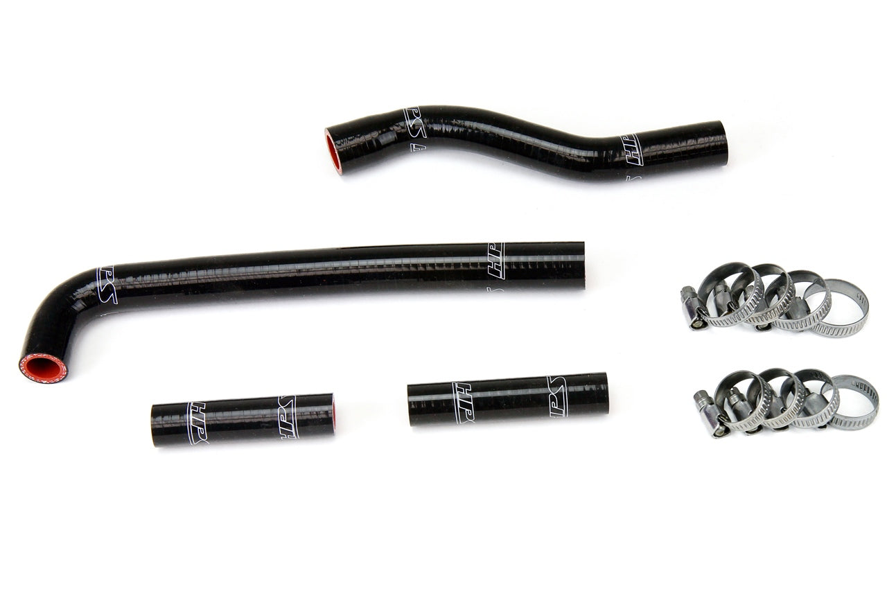 HPS Performance High Temp 3-ply Reinforced Silicone Replace OEM Rubber Radiator Coolant Hoses 57-1259-BLK