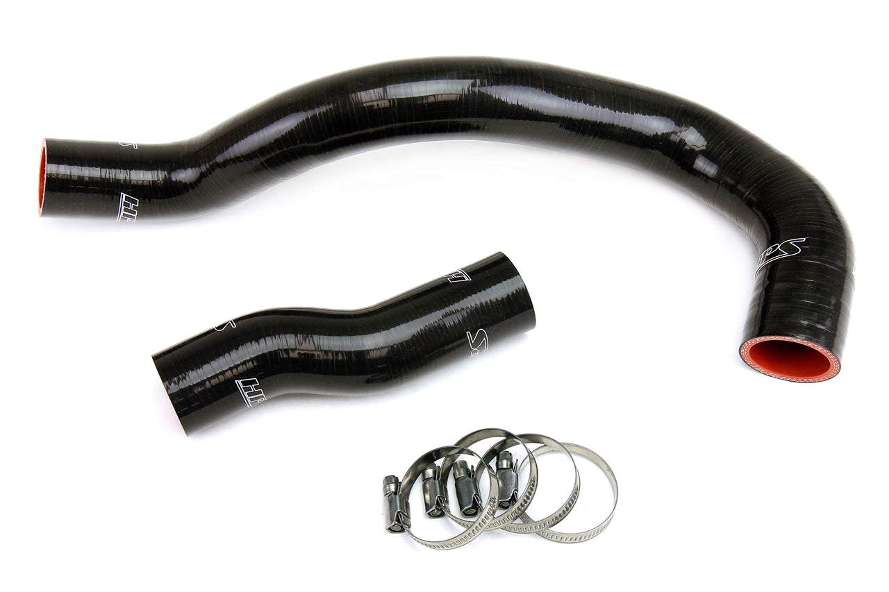 HPS Performance High Temp 3-ply Reinforced Silicone Replace OEM Rubber Radiator Coolant Hoses 57-1266-BLK
