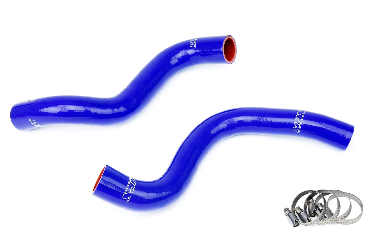HPS Performance High Temp 3-ply Reinforced Silicone Replace OEM Rubber Radiator Coolant Hoses 57-1269-BLUE