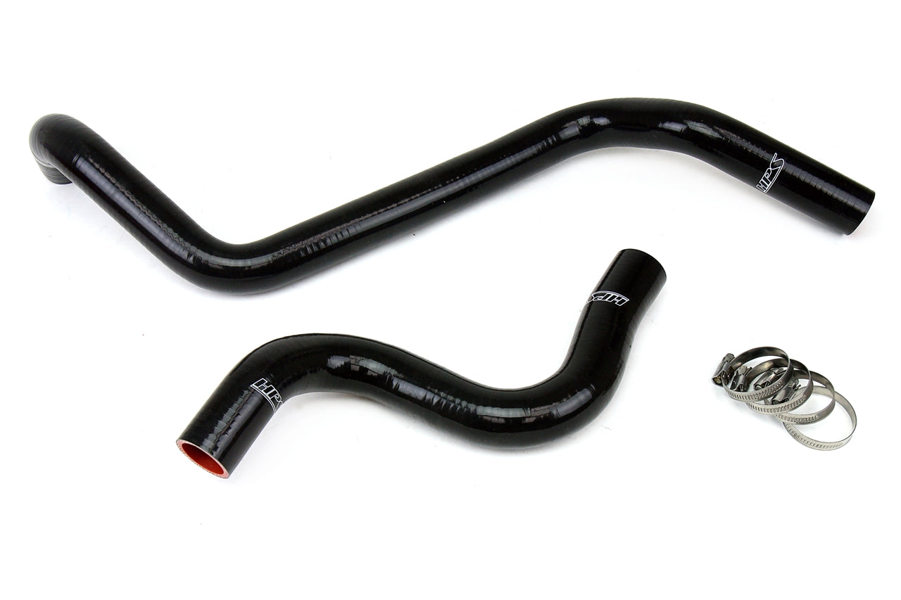 HPS Performance High Temp 3-ply Reinforced Silicone Replace OEM Rubber Radiator Coolant Hoses 57-1274-BLK