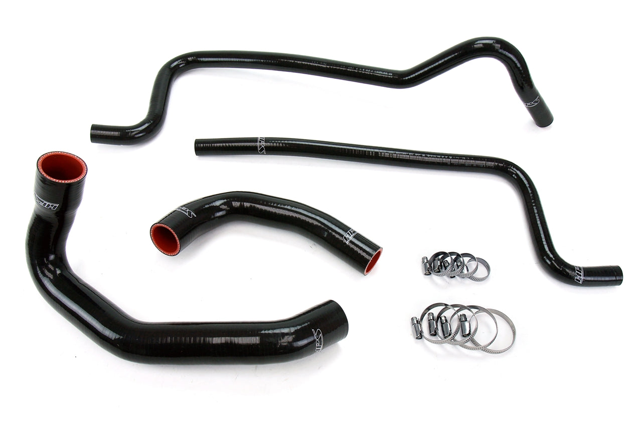 HPS Performance High Temp 3-ply Reinforced Silicone Replace Rubber Radiator Heater Coolant Hoses 57-1292-BLK