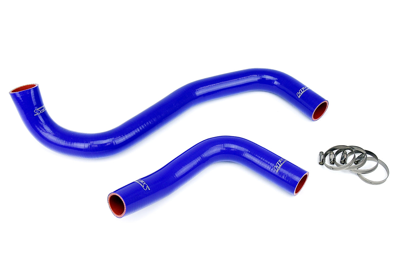 HPS Performance High Temp 3-ply Reinforced Silicone Replaces OEM Rubber Radiator Coolant Hoses 57-1302-BLUE