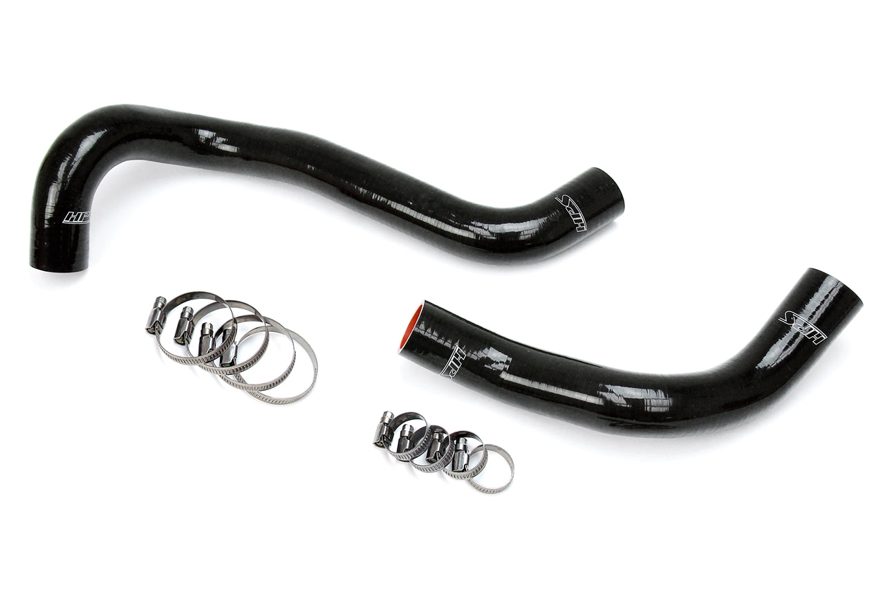 HPS Performance High Temp 3-ply Reinforced Silicone Replace OEM Rubber Radiator Coolant Hoses 57-1303-BLK