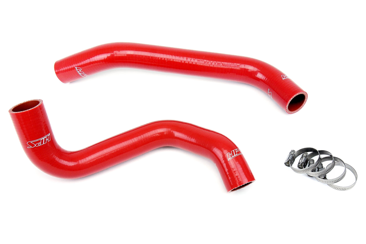 HPS Performance High Temp 3-ply Reinforced Silicone Replace OEM Rubber Radiator Coolant Hoses 57-1305-RED