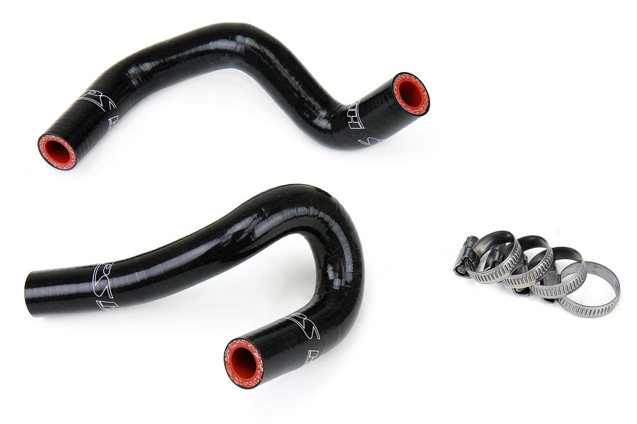 HPS Performance High Temp 3-ply Reinforced Silicone Replace OEM Rubber Heater Coolant Hoses 57-1309-BLK