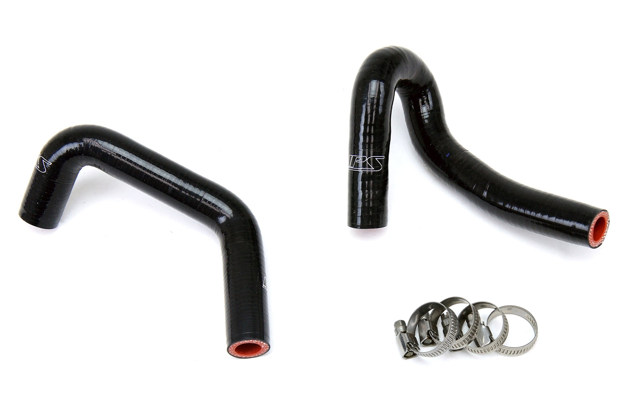 HPS Performance High Temp 3-ply Reinforced Silicone Replace OEM Rubber Heater Coolant Hoses 57-1311-BLK