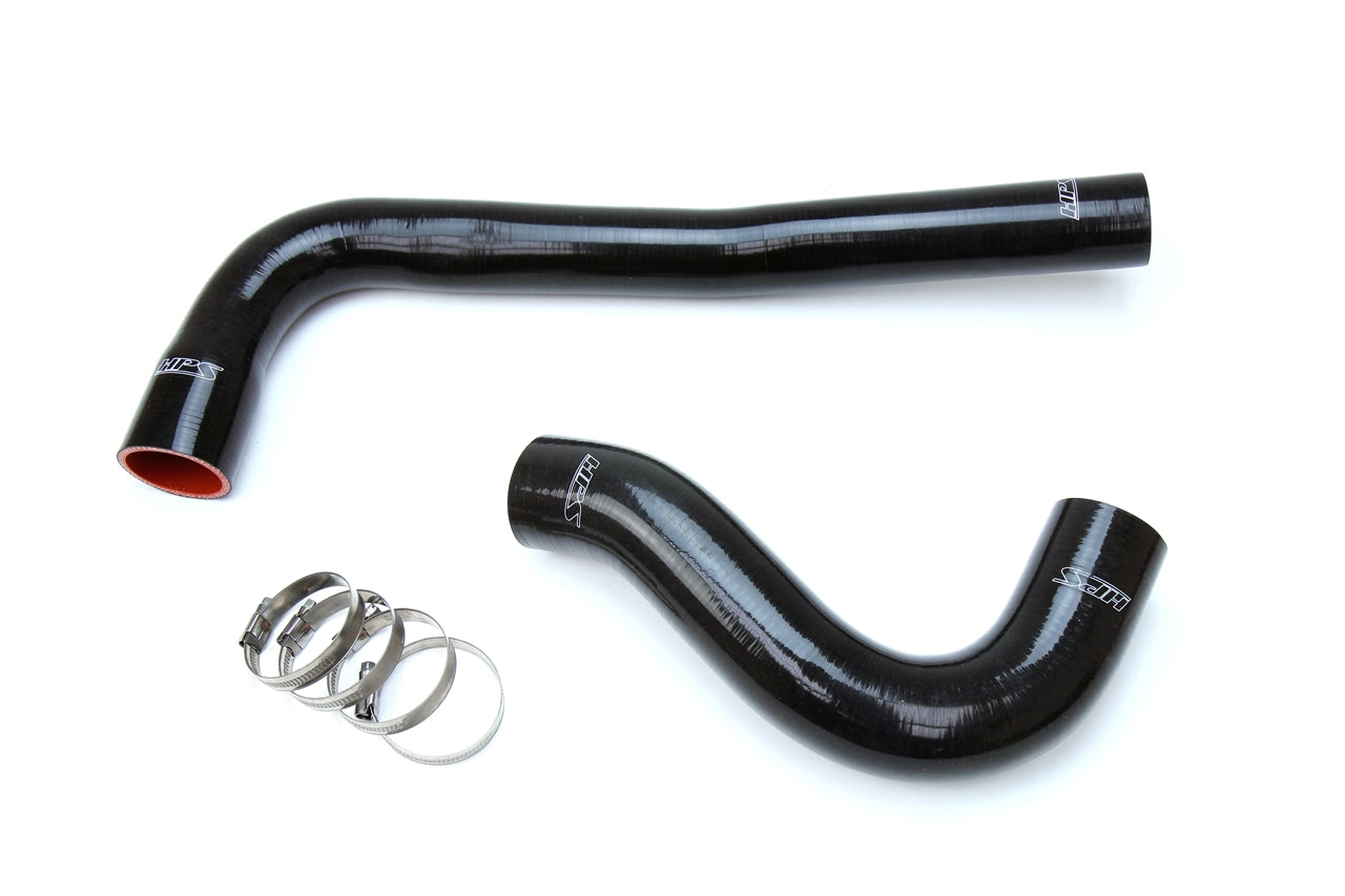 HPS Performance High Temp 3-ply Reinforced Silicone Replace OEM Rubber Radiator Coolant Hoses 57-1322-BLK