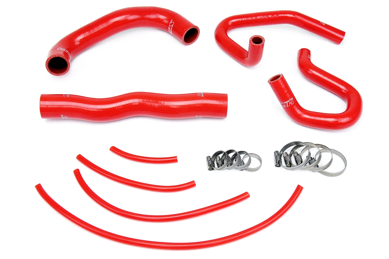HPS Performance High Temp 3-ply Reinforced Silicone Replace Rubber Radiator Heater Coolant Hoses 57-1324-RED