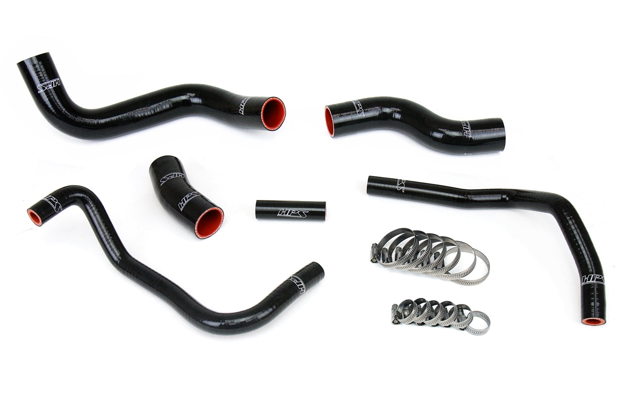 HPS Performance High Temp 3-ply Reinforced Silicone Replace Rubber Radiator Heater Coolant Hoses 57-1336-BLK