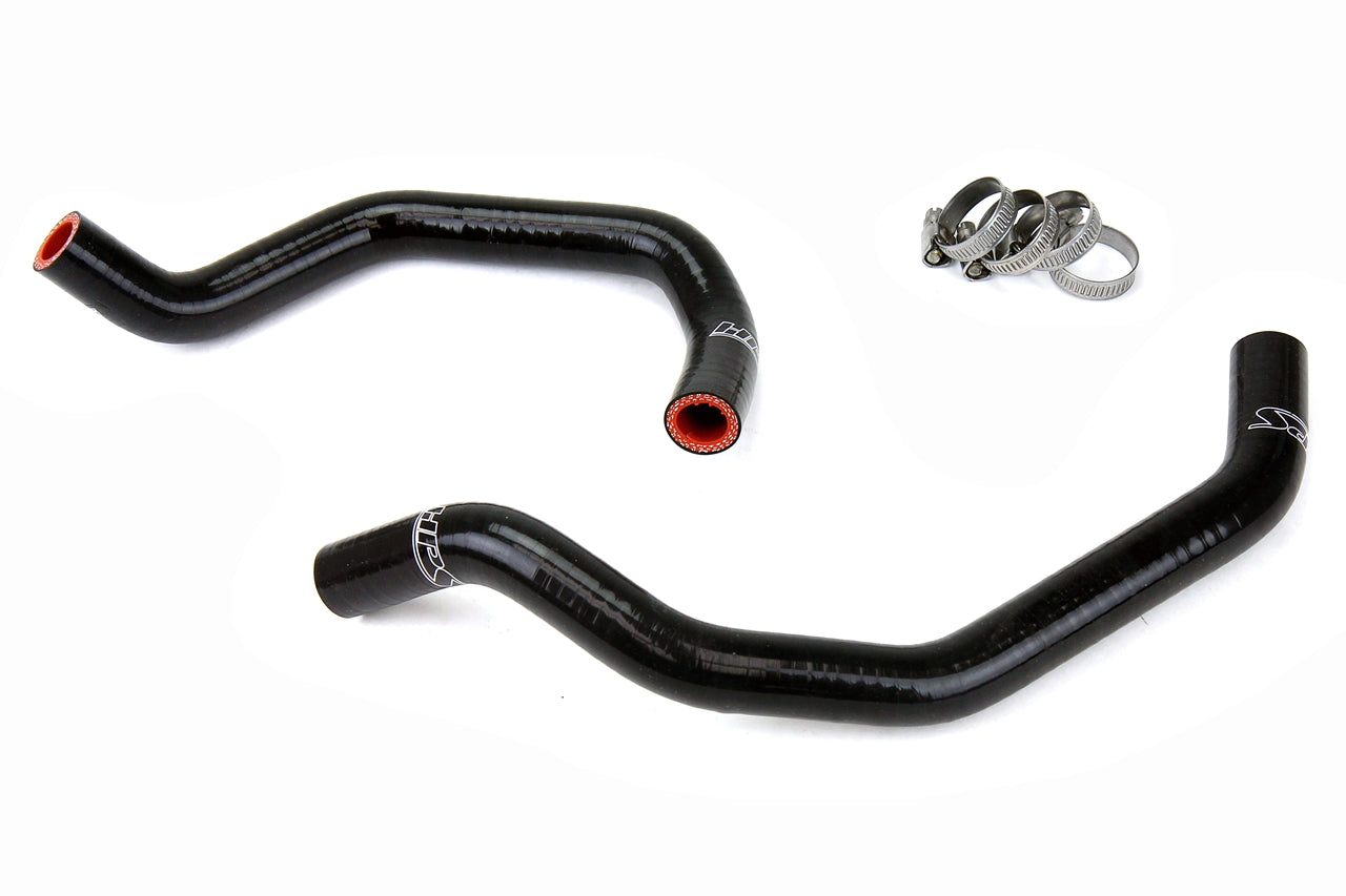 HPS Performance High Temp 3-ply Reinforced Silicone Replace OEM Rubber Heater Coolant Hoses 57-1342-BLK