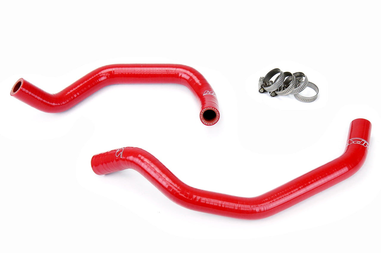 HPS Performance High Temp 3-ply Reinforced Silicone Replace OEM Rubber Heater Coolant Hoses 57-1342-RED
