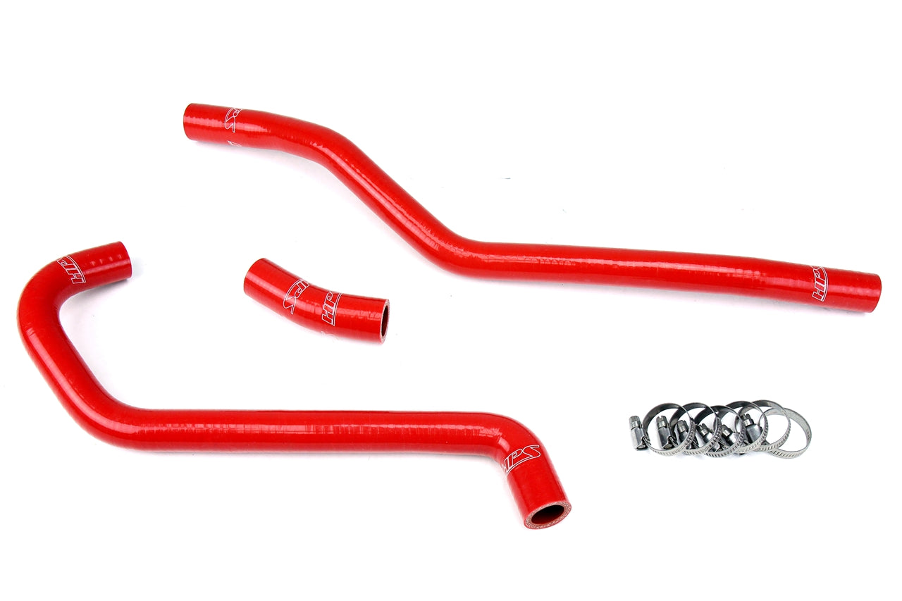 HPS Performance High Temp 3-ply Reinforced Silicone Replace OEM Rubber Radiator Coolant Hoses 57-1347-RED