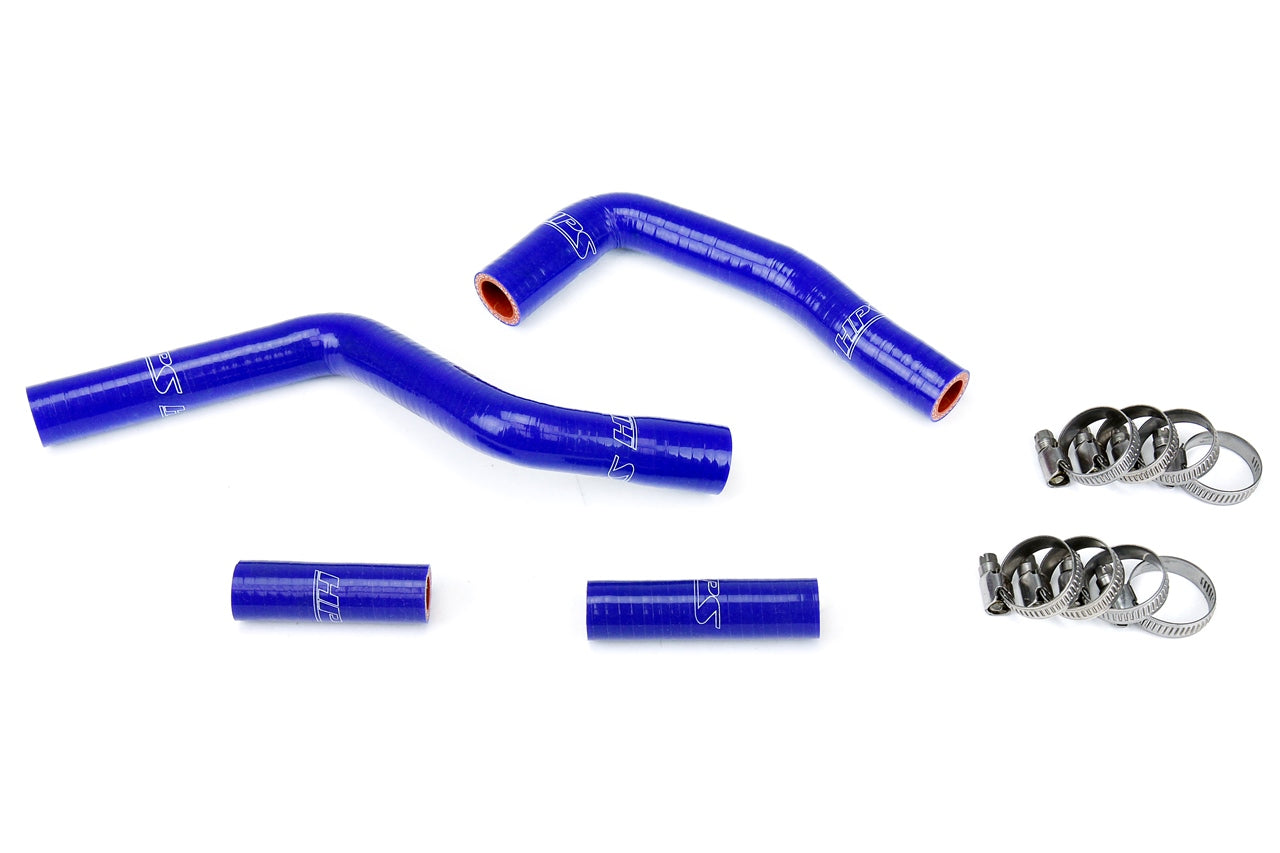 HPS Performance High Temp 3-ply Reinforced Silicone Replace OEM Rubber Radiator Coolant Hoses 57-1350-BLUE