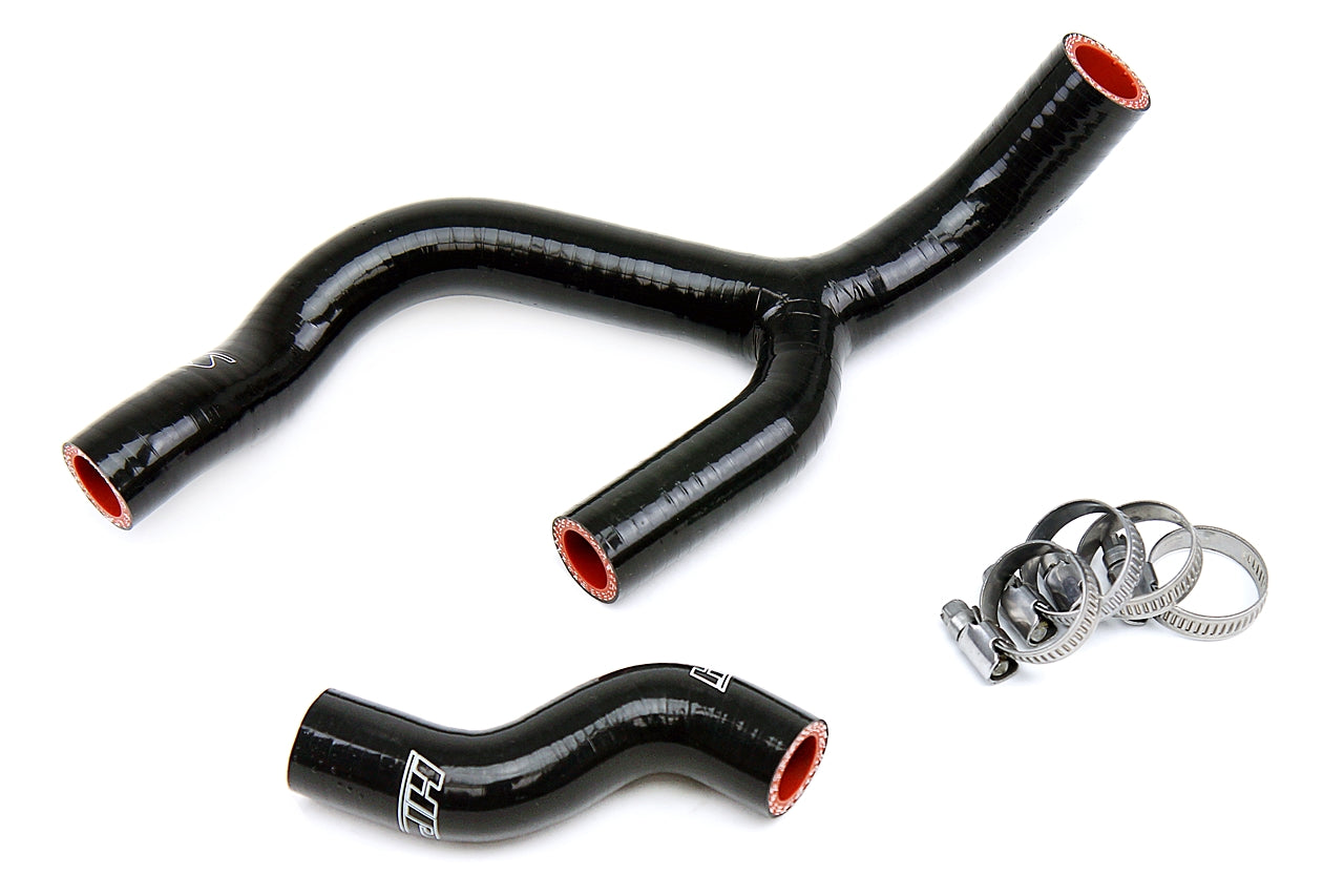 HPS Performance High Temp 3-ply Reinforced Silicone Replace OEM Rubber Radiator Coolant Hoses 57-1353-BLK