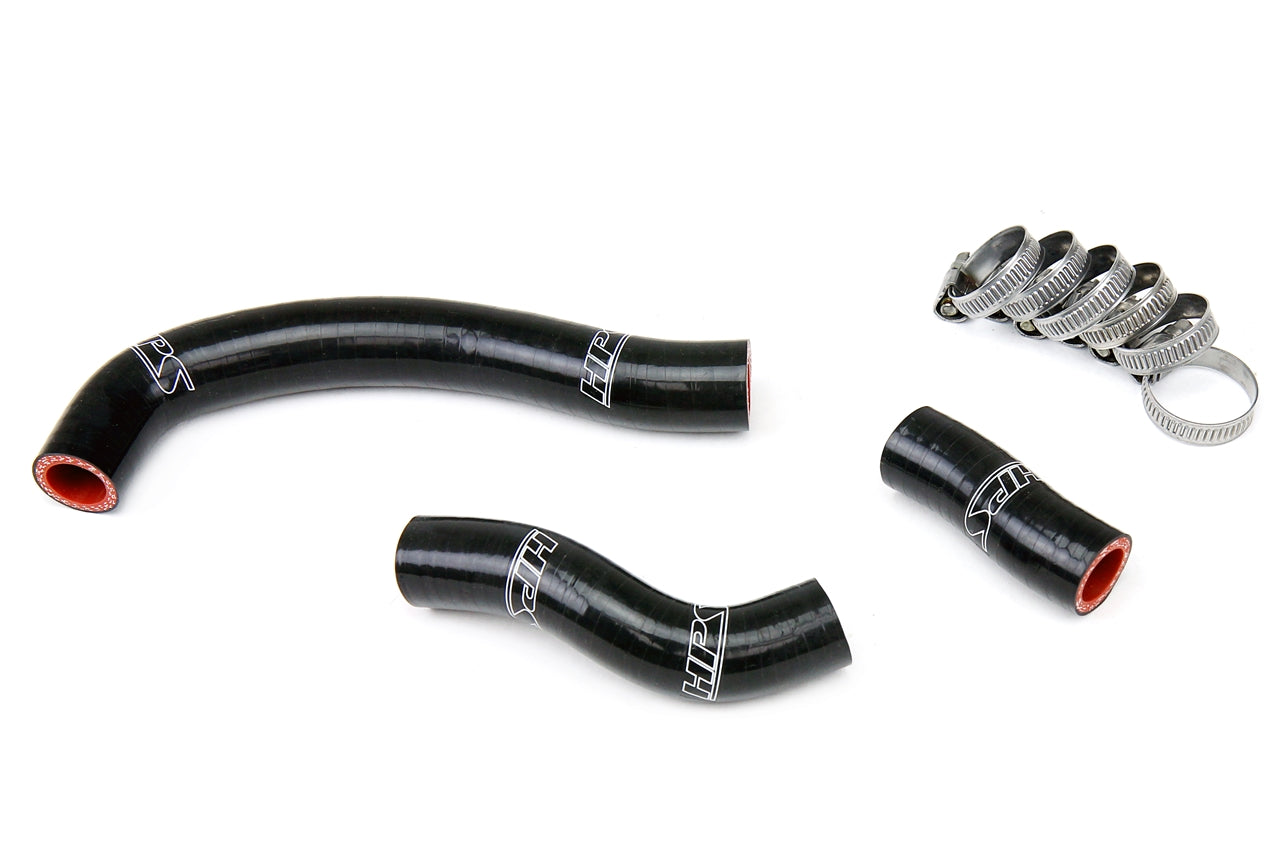HPS Performance High Temp 3-ply Reinforced Silicone Replace OEM Rubber Radiator Coolant Hoses 57-1357-BLK