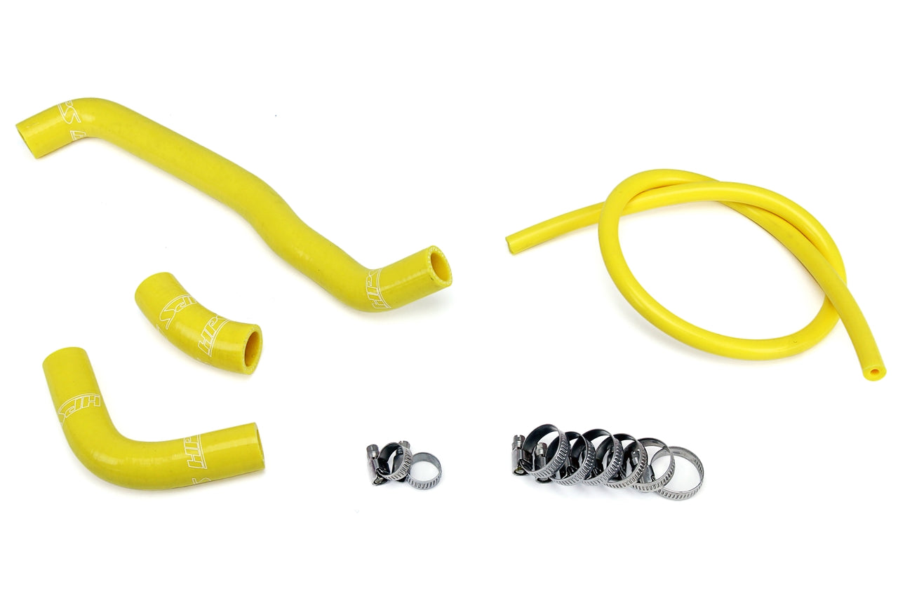 HPS Performance High Temp 3-ply Reinforced Silicone Replace OEM Rubber Radiator Coolant Hoses 57-1359-YLW