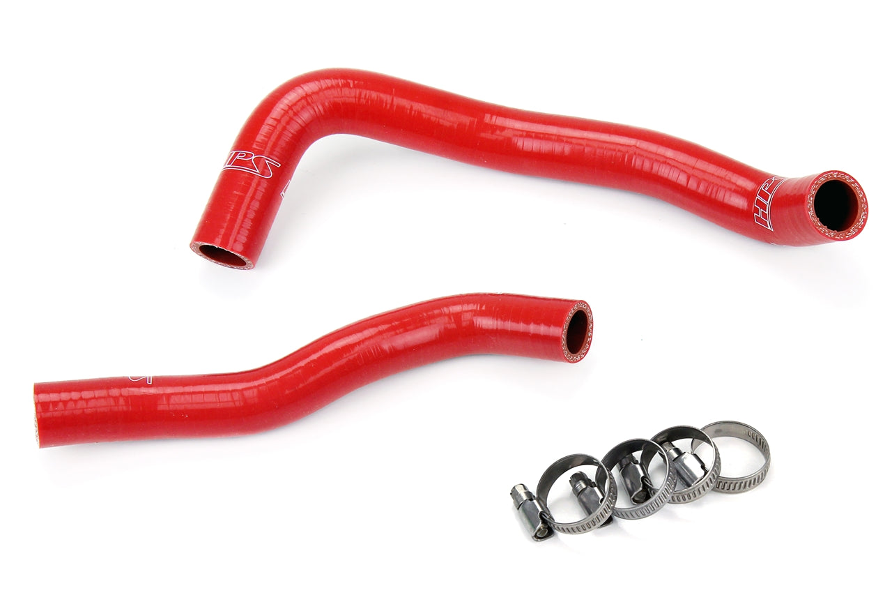 HPS Performance High Temp 3-ply Reinforced Silicone Replace OEM Rubber Radiator Coolant Hoses 57-1360-RED