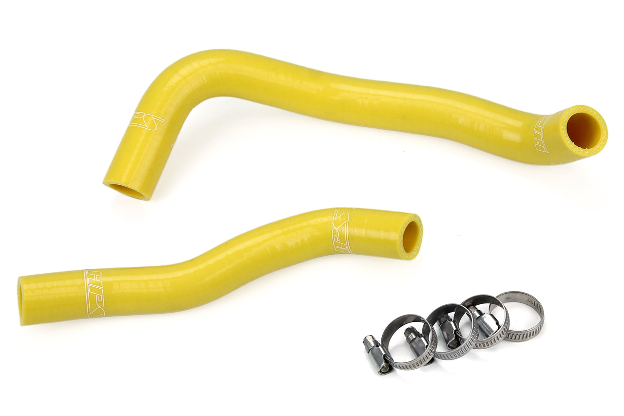HPS Performance High Temp 3-ply Reinforced Silicone Replace OEM Rubber Radiator Coolant Hoses 57-1360-YLW