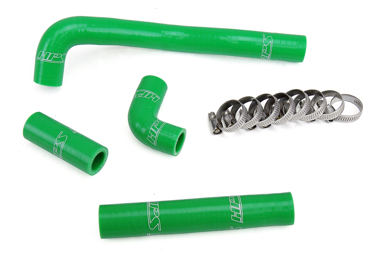 HPS Performance High Temp 3-ply Reinforced Silicone Replace OEM Rubber Radiator Coolant Hoses 57-1367-GRN