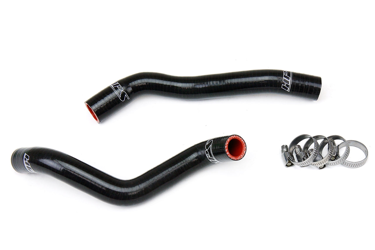 HPS Performance High Temp 3-ply Reinforced Silicone Replace OEM Rubber Radiator Coolant Hoses 57-1368-BLK