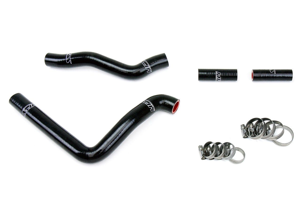 HPS Performance High Temp 3-ply Reinforced Silicone Replace OEM Rubber Radiator Coolant Hoses 57-1369-BLK