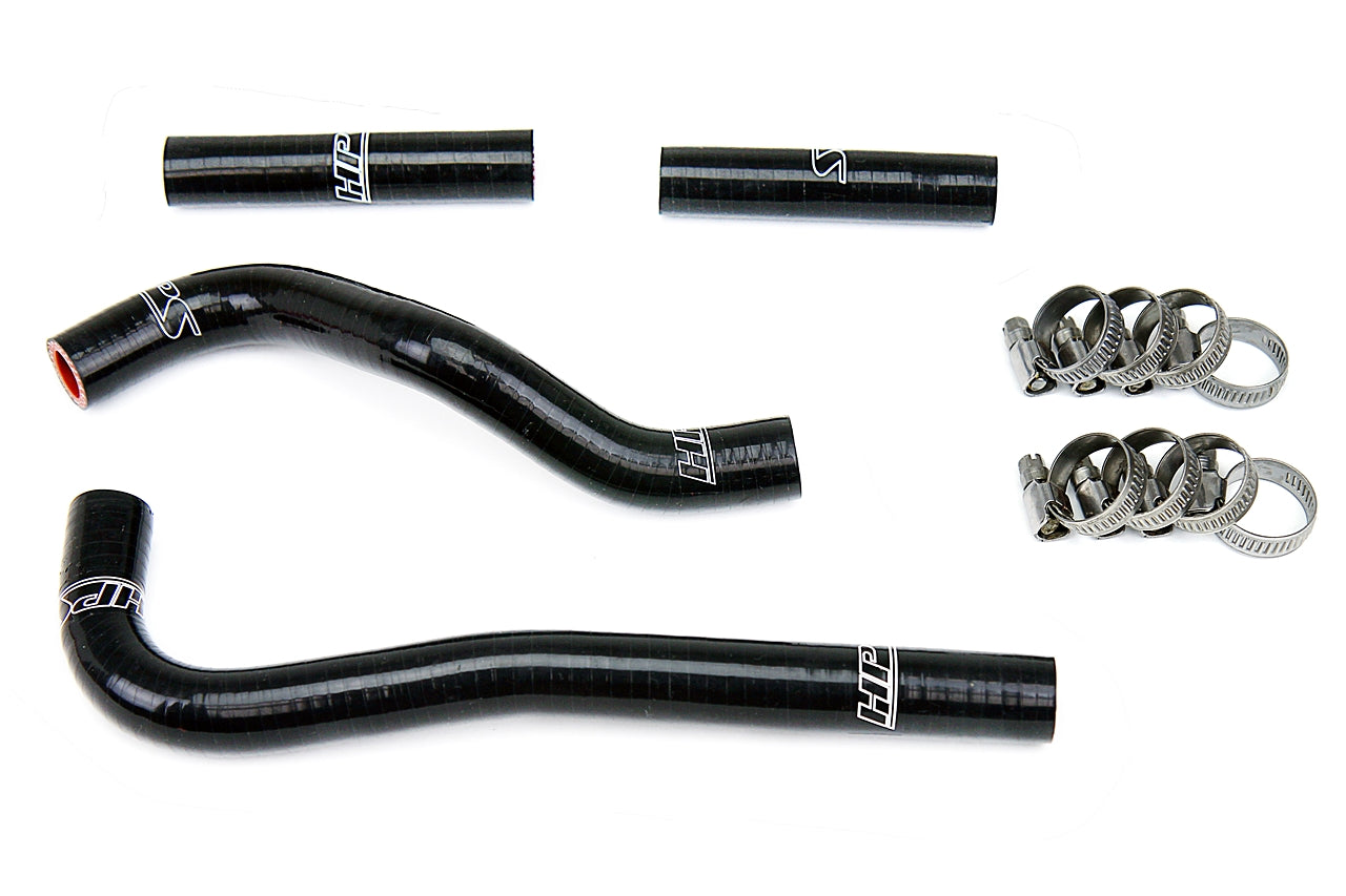 HPS Performance High Temp 3-ply Reinforced Silicone Replace OEM Rubber Radiator Coolant Hoses 57-1371-BLK