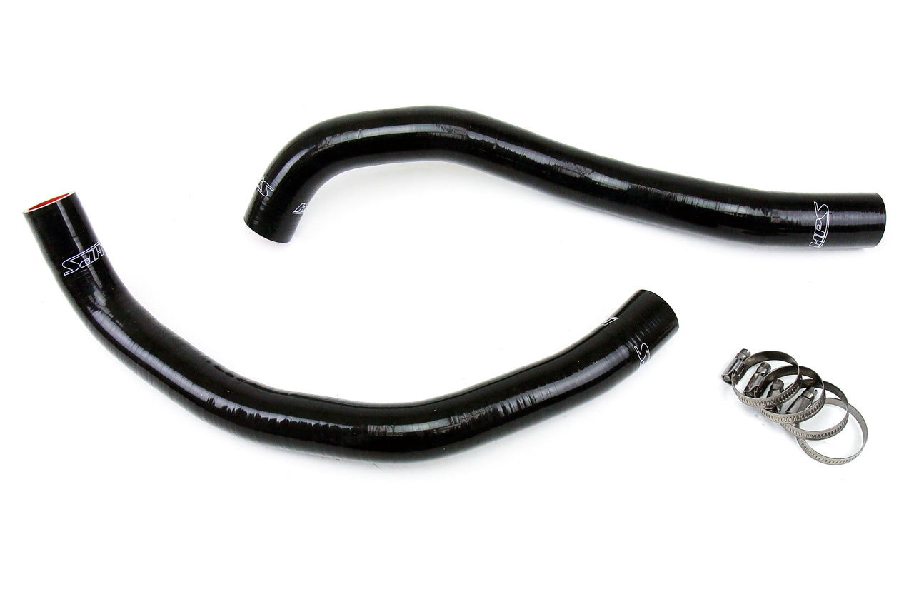 HPS Performance High Temp 3-ply Reinforced Silicone Replace OEM Rubber Radiator Coolant Hoses 57-1391-BLK
