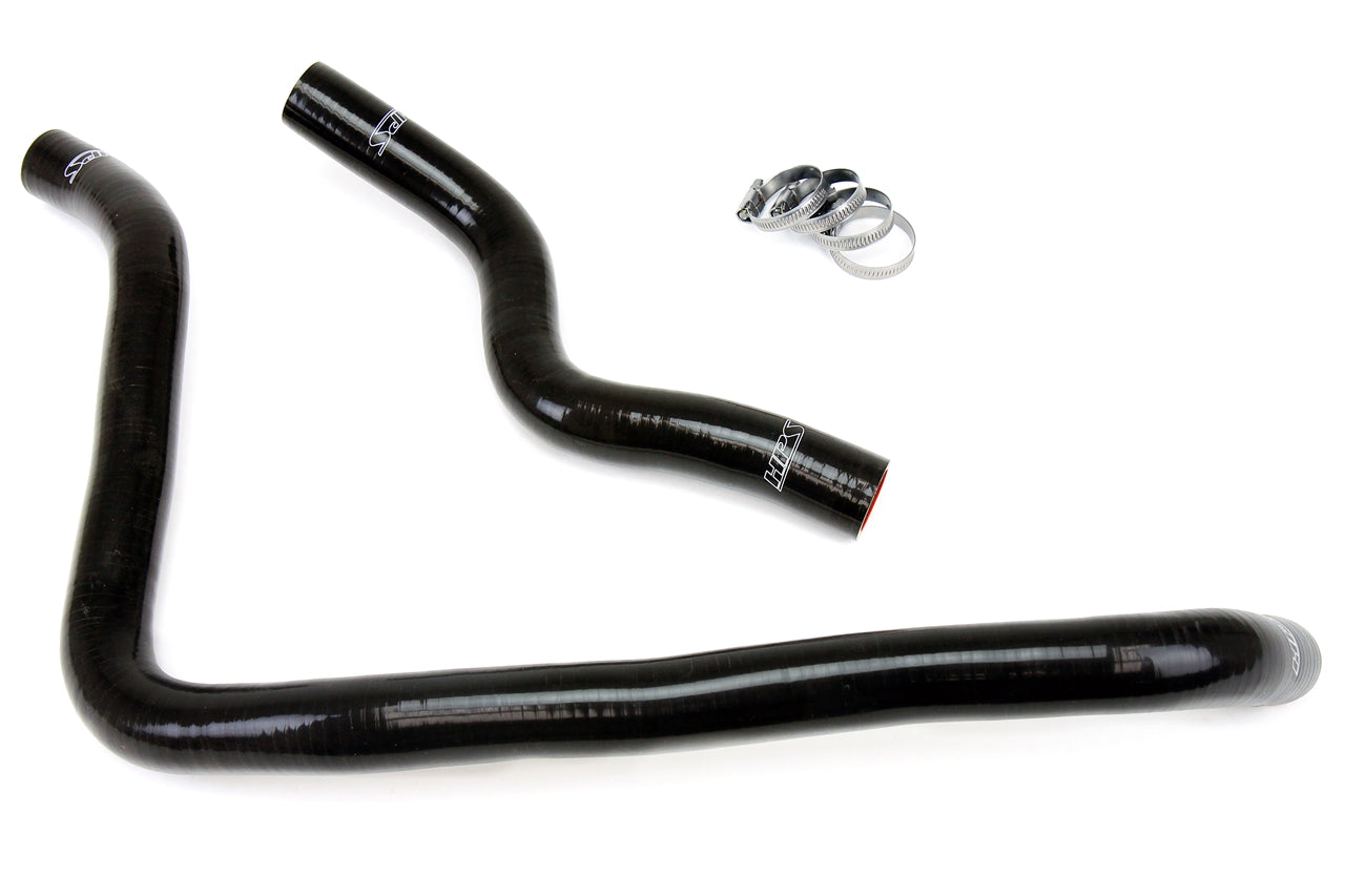 HPS Performance High Temp 3-ply Reinforced Silicone Replace OEM Rubber Radiator Coolant Hoses 57-1394-BLK
