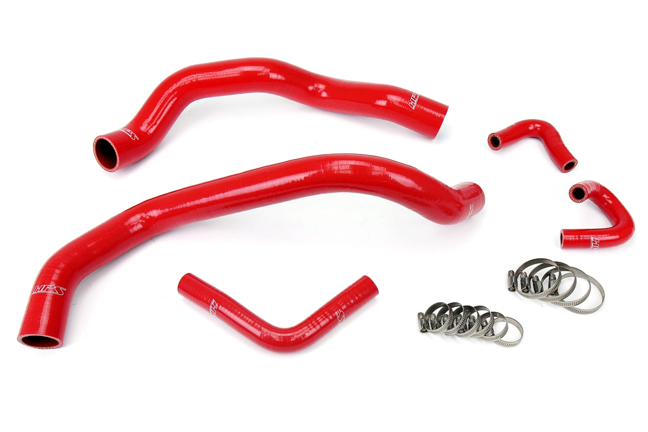 HPS Performance High Temp 3-ply Reinforced SiliconeReplace Rubber Radiator Heater Coolant Hoses 57-1401-RED