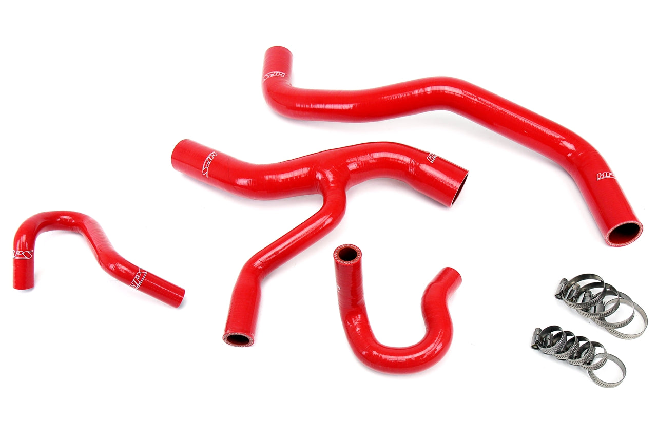 HPS Performance High Temp 3-ply Reinforced SiliconeReplace Rubber Radiator Heater Coolant Hoses 57-1416-RED