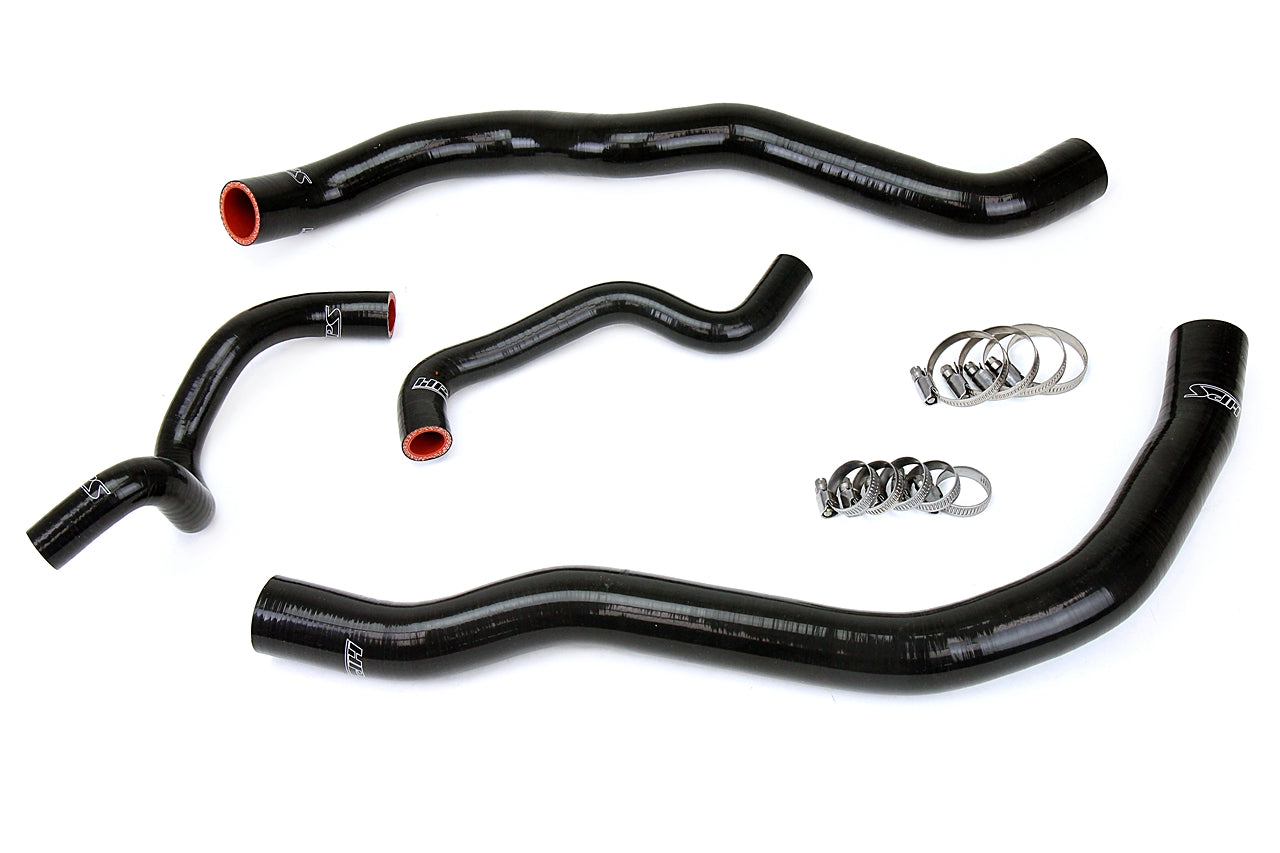 HPS Performance High Temp 3-ply Reinforced SiliconeReplace OEM Rubber Radiator Coolant Hoses 57-1418-BLK