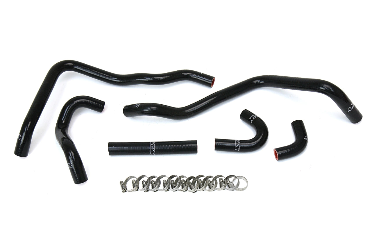 HPS Performance High Temp 3-ply Reinforced SiliconeReplace OEM Rubber Heater Coolant Hoses 57-1433-BLK
