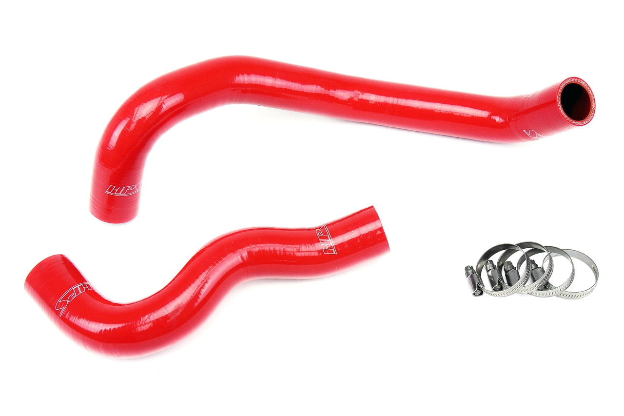 HPS Performance High Temp 3-ply Reinforced SiliconeReplace OEM Rubber Radiator Coolant Hoses 57-1438-RED