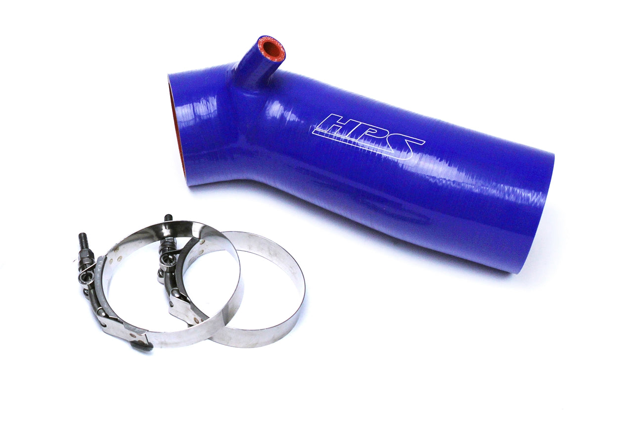 HPS Performance Replace Stock Restrictive Air Intake Improve Throttle Response No Heat Soak 57-1445-BLUE