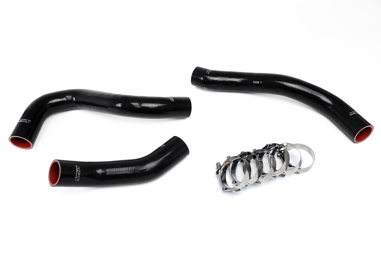HPS Performance High Temp 3-ply Reinforced SiliconeReplace OEM Rubber Radiator Coolant Hoses 57-1457-BLK