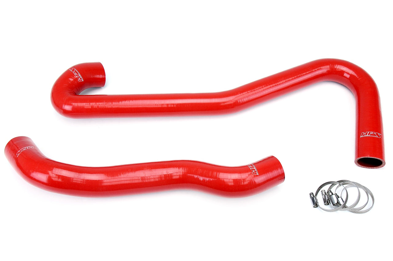 HPS Performance High Temp 3-ply Reinforced SiliconeReplace OEM Rubber Radiator Coolant Hoses 57-1460-RED