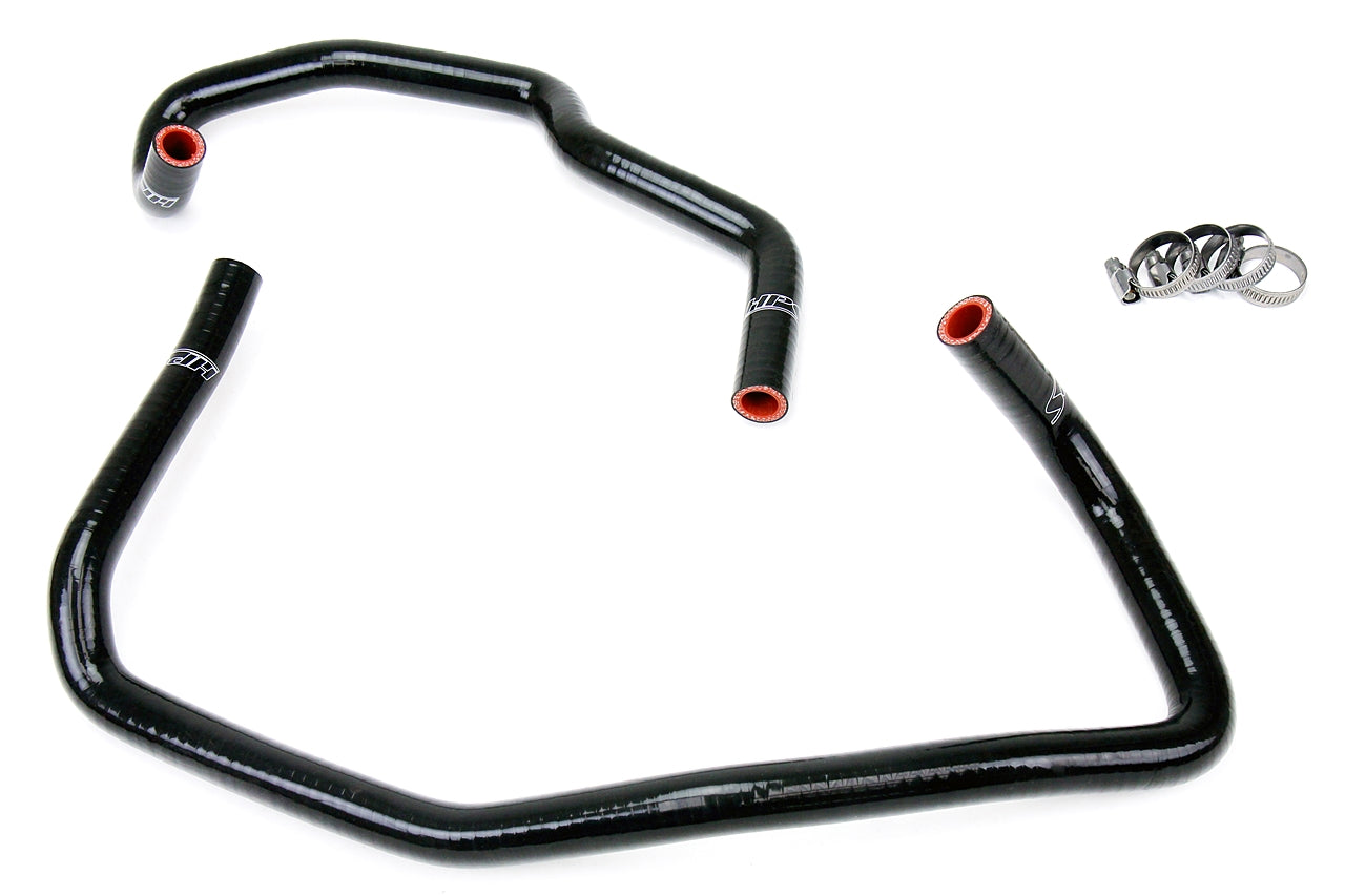 HPS Performance High Temp 3-ply Reinforced SiliconeReplace OEM Rubber Heater Coolant Hoses 57-1468-BLK
