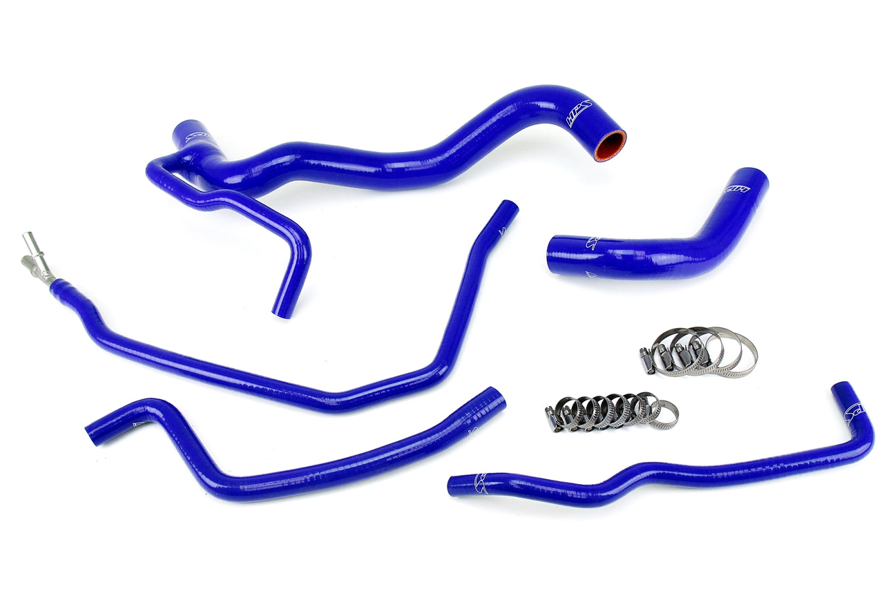 HPS Performance High Temp 3-ply Reinforced SiliconeReplace OEM Rubber Radiator Coolant Hoses 57-1479-BLUE