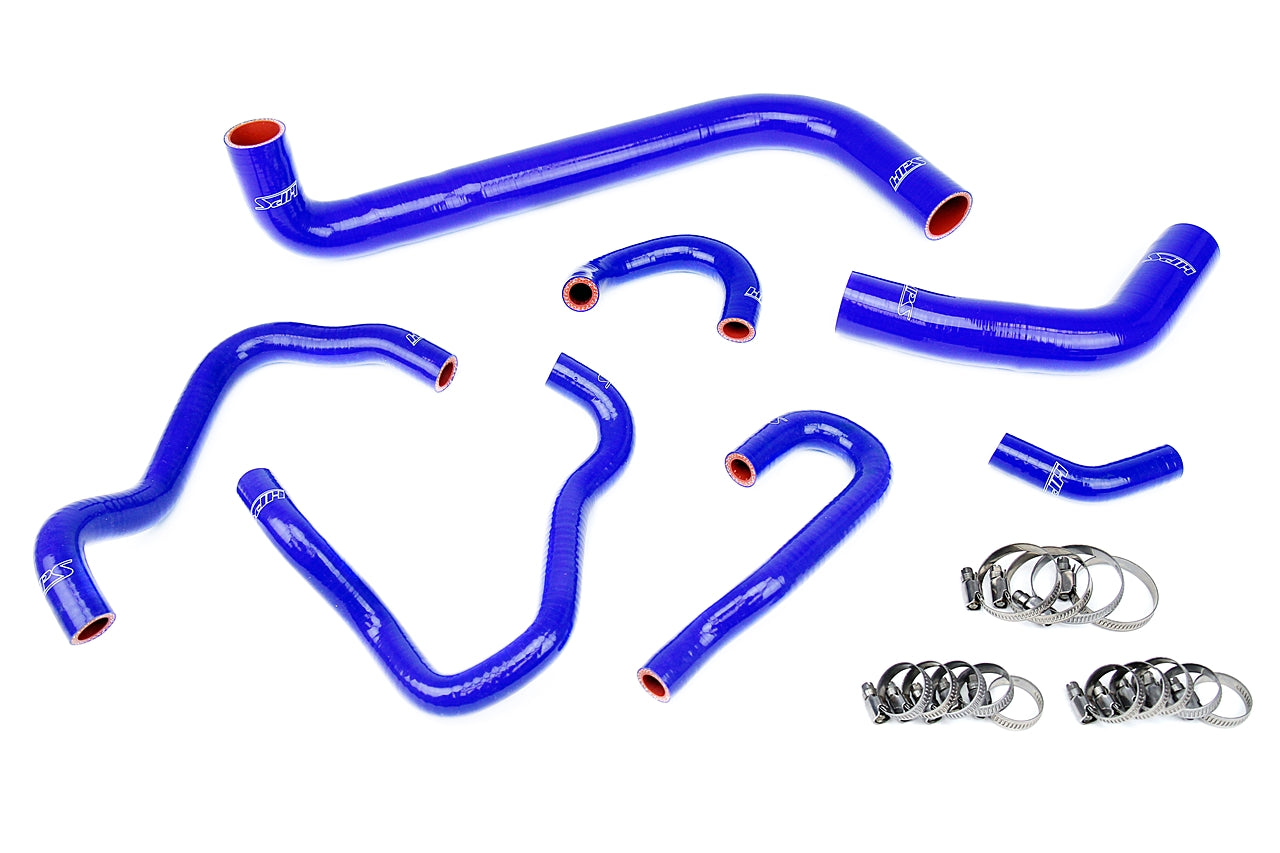 HPS Performance High Temp 3-ply Reinforced SiliconeReplace Rubber Radiator Heater Coolant Hoses 57-1490-BLUE