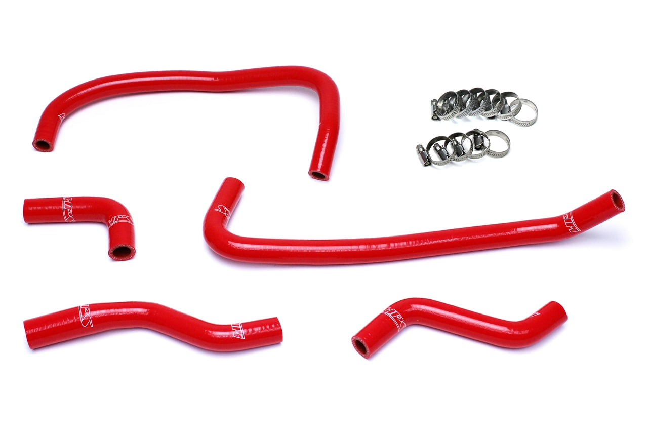 HPS Performance High Temp 3-ply Reinforced SiliconeReplace OEM Rubber Heater Coolant Hoses 57-1503H-RED