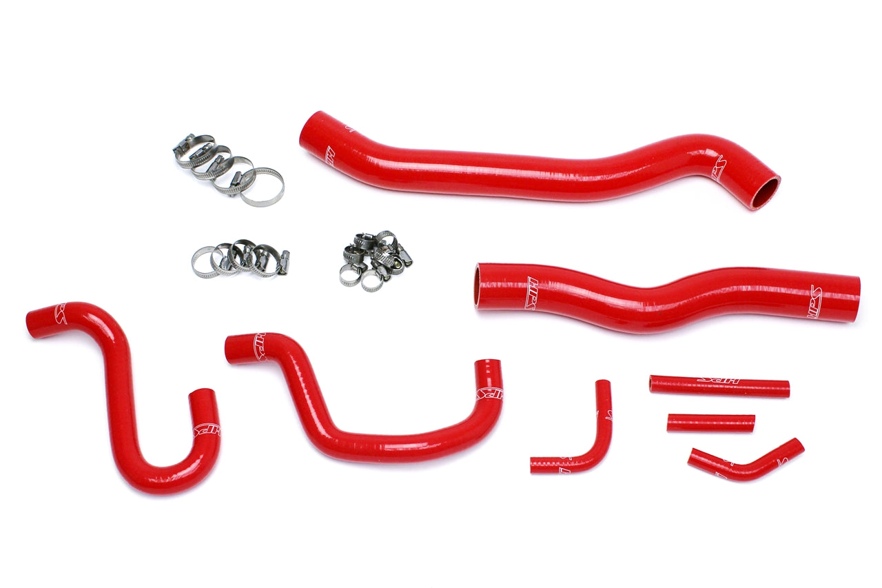 HPS Performance High Temp 3-ply Reinforced SiliconeReplace Rubber Radiator Heater Coolant Hoses 57-1518-RED