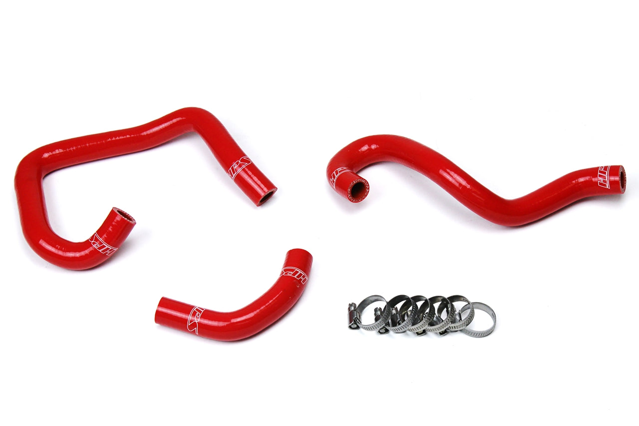 HPS Performance High Temp 3-ply Reinforced SiliconeReplace OEM Rubber Heater Coolant Hoses 57-1521-RED