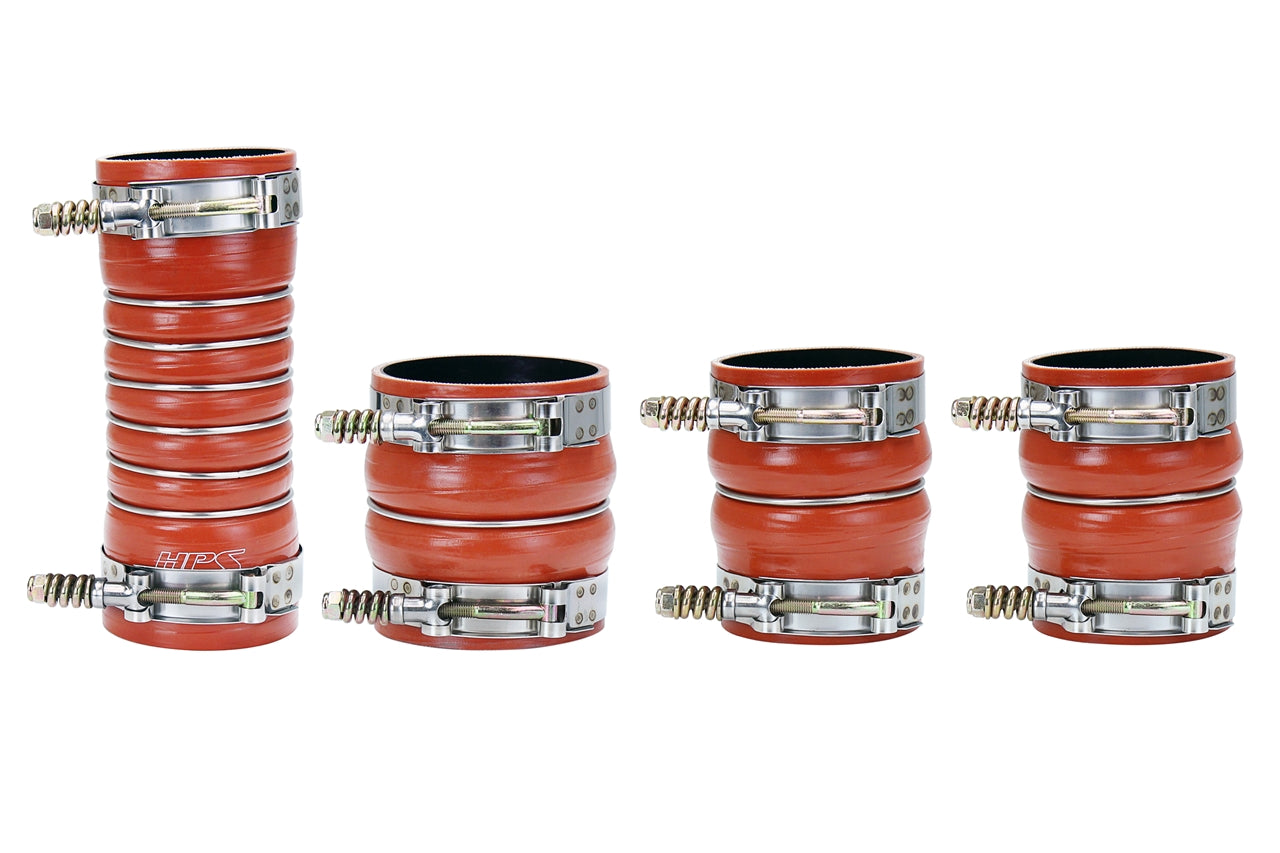 HPS Performance High Temp 4-ply Reinforced SiliconeReplace OEM Rubber Intercooler Turbo Boots 57-1569