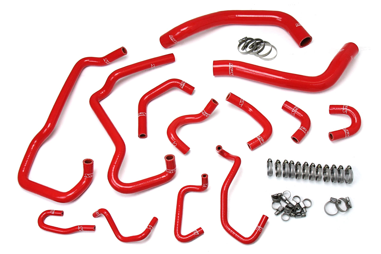 HPS Performance High Temp 3-ply Reinforced SiliconeReplace Rubber Radiator Heater Coolant Hoses 57-1581-RED