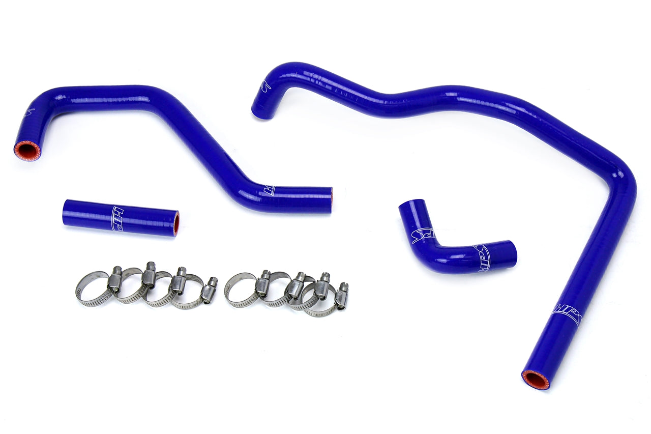 HPS Performance High Temp 3-ply Reinforced SiliconeReplace OEM Rubber Heater Coolant Hoses 57-1587-BLUE