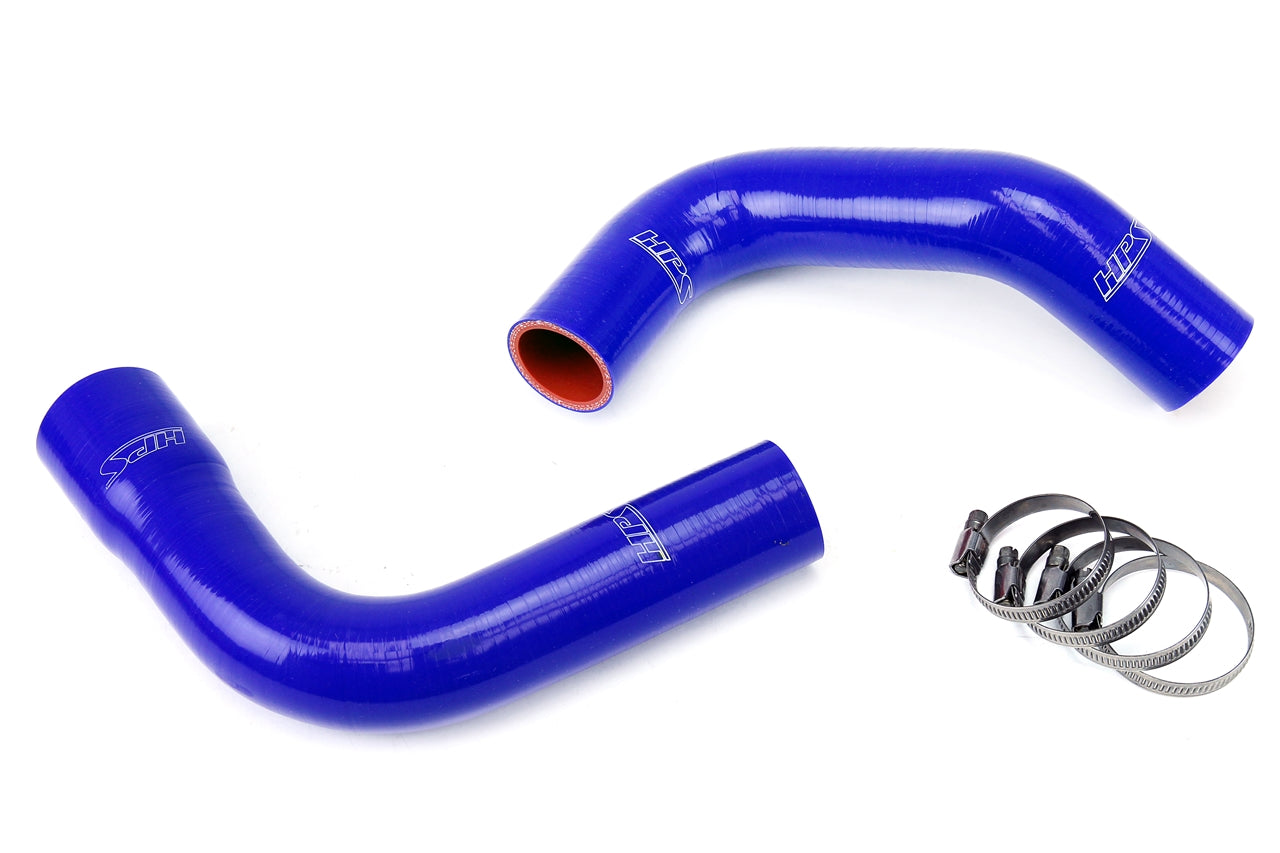 HPS Performance High Temp 3-ply Reinforced SiliconeReplace OEM Rubber Radiator Coolant Hoses 57-1588-BLUE